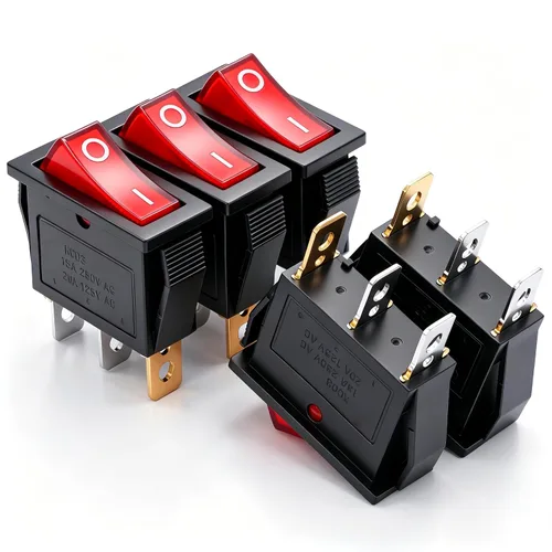 Vista 14 de Twidec /6 interruptores basculantes de 12 V de encendido/apagado de barco CA 6A/250V 10A/125V SPST 2 pines 2 posiciones interruptor de palanca