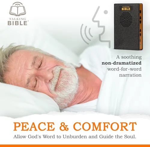 Vista 8 de Reproductor electrónico de audio de la Santa Biblia en inglés para personas mayores, niños y ciegos, alimentado por energía solar y recargable por