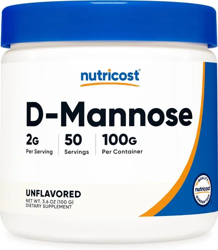 Vista 6 de Nutricost D-Manosa en polvo 17.64 oz (250 porciones) Sin gluten, Vegano Sin OGM