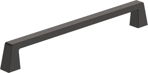Vista 70 de Amerock BP55280GM Tirador de aparato de bronce Mango de electrodoméstico de centro a centro de 12 pulgadas (12.008 in) Roca negra Tirador