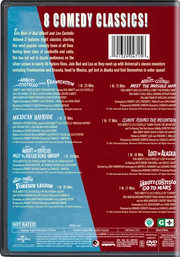 Vista 2 de The Best of Bud Abbott and Lou Costello Volume 3 DVD