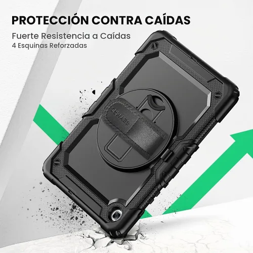 Vista 7 de SEYMAC Funda para Samsung Galaxy Tab S6 Lite de 10,4" 2024-2020, color Negro