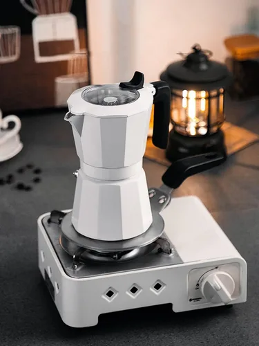 Vista 5 de Difusor de calor para estufa de gas, placa de inducción Moka Pot Aapter, adaptador de placa convertidor de inducción para utensilios de cocina, 5