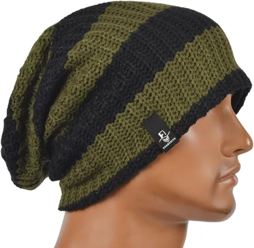 Vista 83 de FORBUSITE Gorro de punto largo holgado para hombre para verano e invierno, de gran