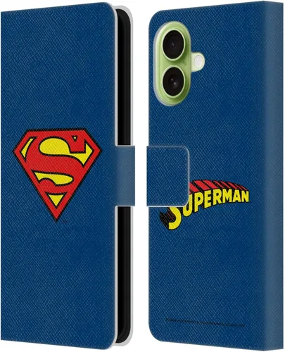 Vista 145 de Head Case Designs Funda de piel con licencia oficial de Superman DC Comics con logotipos negros y rojos compatible con Apple iPhone 11