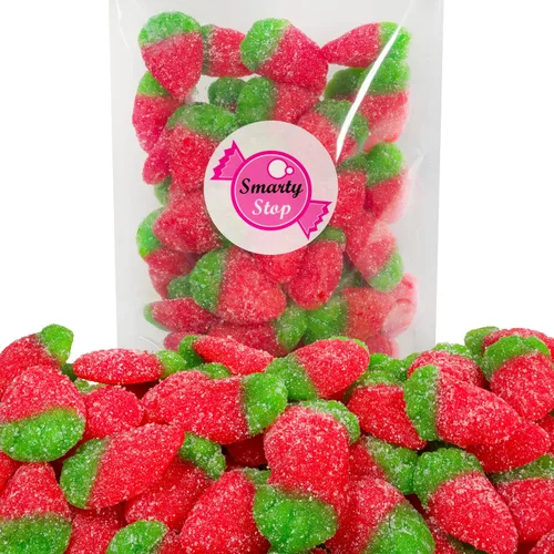 Vista 2 de Smarty Stop Caramelo de gomita agrio de fresa entera (1 libra)