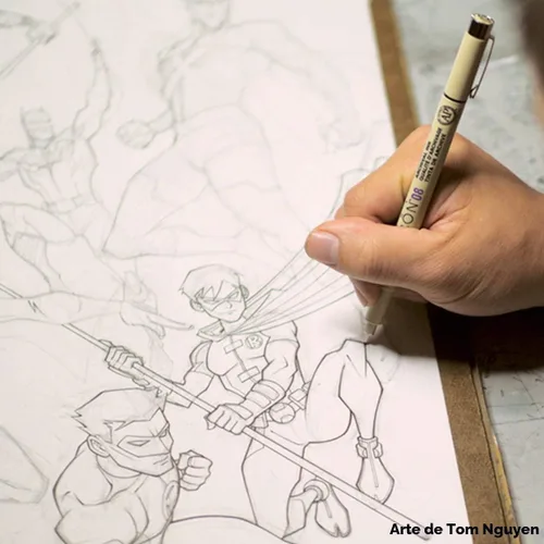 Vista 2 de Sakura Pigma, juego de pluma de tinta Micron en blíster