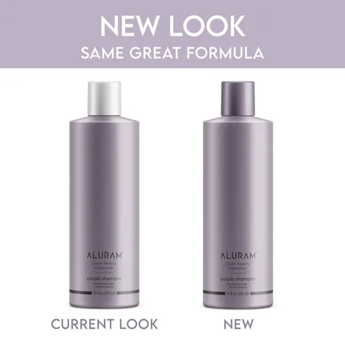 Vista 2 de ALURAM Champú morado de agua de coco para mujeres, aumenta el brillo, elimina el latón, para todo tipo de cabello