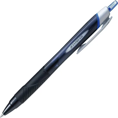 Vista 5 de Uni Jetstream - Bolígrafo estándar, 0.015 in, tinta negra, cuerpo negro