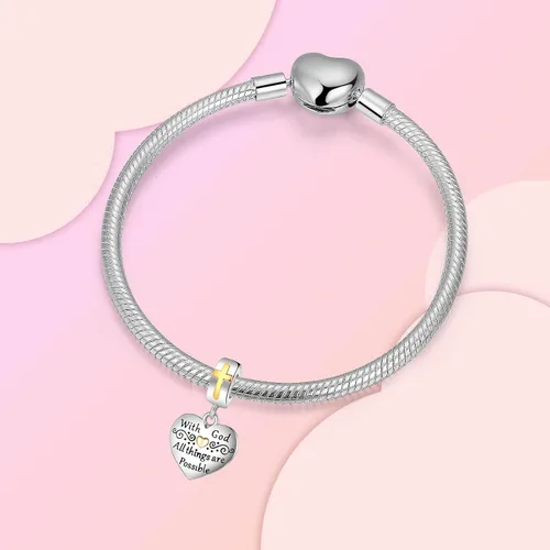 Vista 30 de Abalorios de plata de ley 925 con letras de la A ~ Z, para pulseras, collares, Día de San Valentín, Día de la Madre, joyería regalos para mujeres