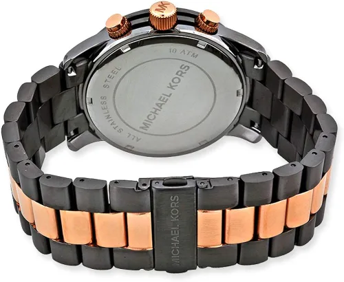 Vista 3 de Michael Kors Pista Cronógrafo Bicolor Unisex Reloj MK8189