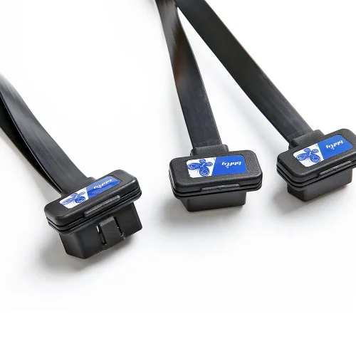 Vista 5 de bbfly-B4 OBD II OBD2 - Cable divisor, 1 adaptador de extensión macho y 2 adaptadores hembra (1 pie/30 cm)