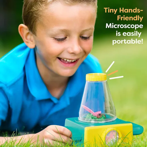 Vista 2 de B. toys Itty-Bitty - Juguete científico de doble cara para niños, verano