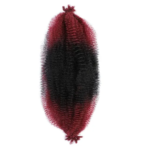 Vista 9 de Trenzas Afro Twist de 12 pulgadas - Cabello trenzado al crochet estilo Afro (12 pulgadas (Paquete de 3), 30#)