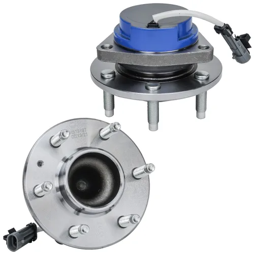 Vista 22 de Detroit Axle - 2 rodamientos de rueda delantera para Ford Fusion Probe Mazda 3 MPV Kia Spectra Jaguar XJ8 XJR XK XK8 XKR Mercury Milan, juego