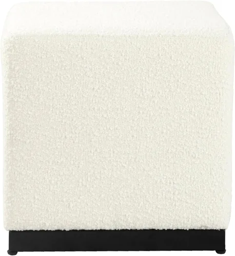 Vista 25 de HomePop Otomana Clásica Cuadrada de Almacenamiento con Tapa Desmontable Otomana con Almacenamiento para Sala de Estar y Dormitorio, Patrón de Negro