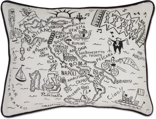 Vista 138 de Catstudio Portland (Oregon) - Almohada decorativa bordada