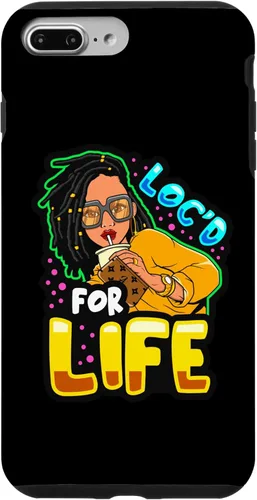 Vista 12 de Loc'd for Life Funny Locs Black Queen Dreadlocks Women Girls Case for iPhone 17