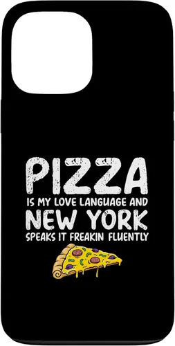 Vista 23 de iPhone 16 Pizza is my love language and New York speaks it freakin Case