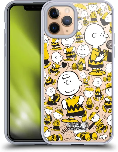 Vista 122 de Head Case Designs Funda de gel suave con licencia oficial de Peanuts Autumn Charlie Brown compatible con Apple iPhone 7 Plus/iPhone 8 Plus