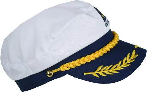 Vista 3 de Novedad gigante WWWNOVELTYGIANTCOM yate ajustable capitán skipper náutico barco marinero sombrero