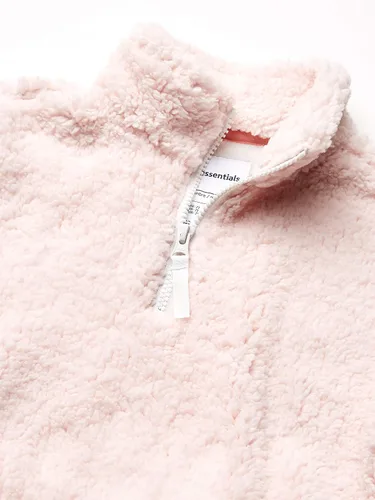 Vista 2 de Tienda Essentials Chaqueta polar de pelo alto con cremallera para niña