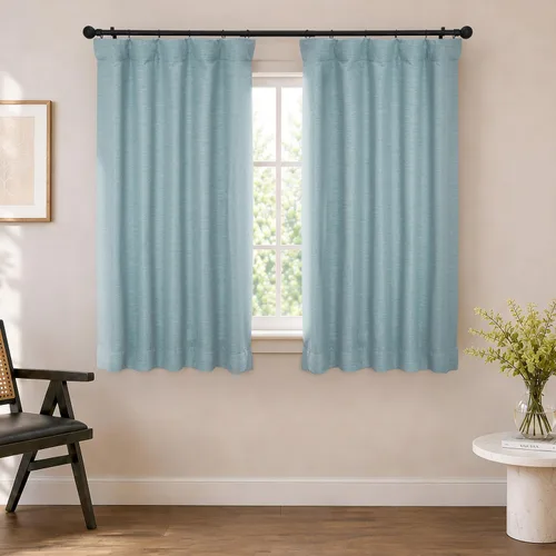 Vista 21 de HPD Half Price Drapes Bellino - Cortinas de oscurecimiento de habitación de 63 pulgadas de largo, para dormitorio y sala de estar (1 panel), 50