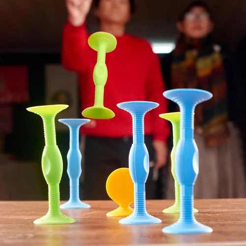 Vista 5 de Juego de lanzamiento de ventosas, juguetes de succión de ventosa de silicona