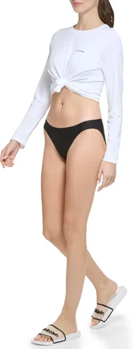 Vista 5 de Calvin Klein Camiseta estándar de manga larga con protección 40+ que absorbe la humedad UPF para mujer