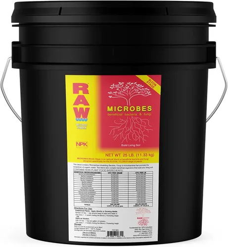 Vista 8 de RAW Microbes Bloom 2lb - Inoculante microbiano beneficioso para plantas con flores - Aumenta la absorción de nutrientes y mejora el desarrollo