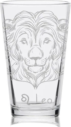Vista 4 de AQUARIUS ZODIAC - Vaso de pinta grabado Gran idea de regalo místico de horóscopo astrología!