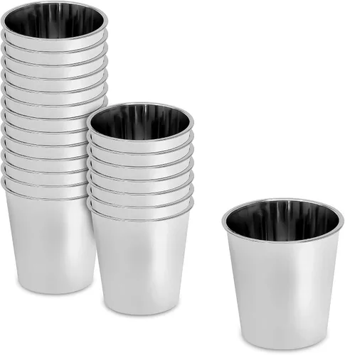 Vista 8 de Zappy 124 vasos de chupito de plástico neón, 1 oz, varios colores neón, desechables y reutilizables, sin BPA, perfectos para bodas, reuniones