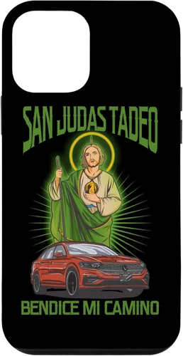 Vista 16 de Funda para iPhone 16 San Judas Tadeo Bendice Mi Camino