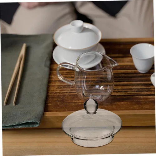 Vista 9 de DOITOOL Infusor de té 3 piezas de tapa de vidrio de repuesto, tapas transparentes, tapa de tetera para tetera pequeña, ollas de té de vidrio