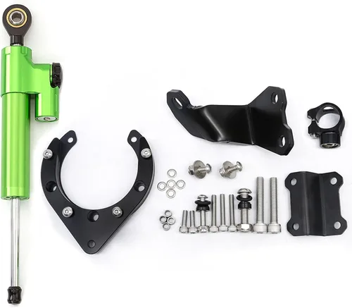 Vista 14 de PROCNC - Kit de soporte de montaje estabilizador de aluminio para motocicleta CNC para Yamaha MT07 FZ07 2020 2021 2022 2023 (negro + negro)