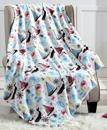 Vista 17 de Shark Baby - Manta extra suave (50 x 60 pulgadas), tiburones azules y grises
