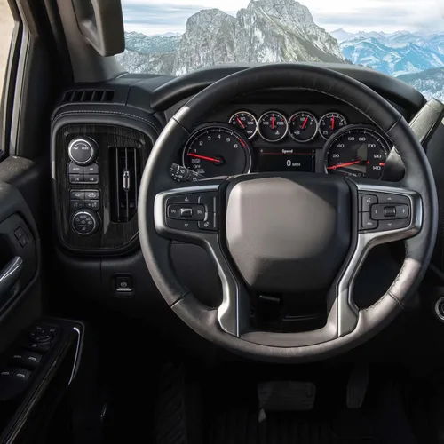 Vista 8 de RT-TCZ Cubierta de ventilación de aire acondicionado lateral para Silverado Dash para Chevy Silverado para GMC Sierra 2019-2022, accesorios