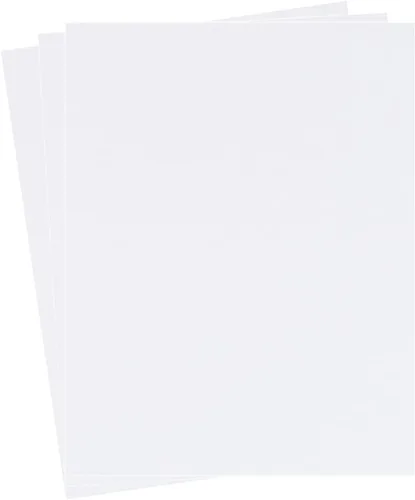 Vista 19 de 30 hojas de papel de cartulina de 8 1/2 x 11 pulgadas para manualidades y invitaciones (negro)
