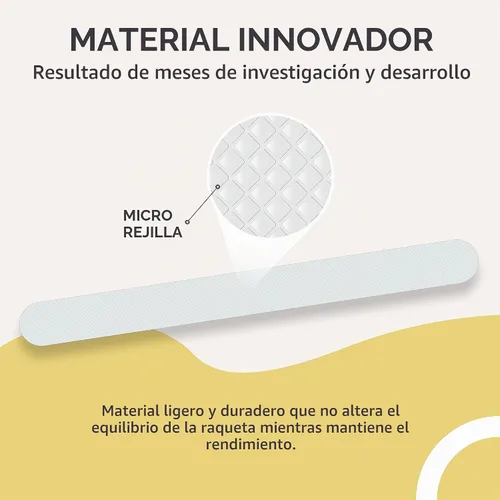 Vista 2 de Palbea Transparent Padel Racket Protector - Pack of 1/2/3/5. Frame Tape.