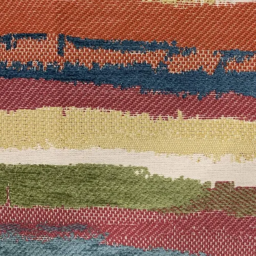 Vista 4 de Plutus Brands Plutus Cuba Stripe - Almohada de lujo multicolor de 12 x 20 pulgadas, doble cara de 12 x 20 pulgadas