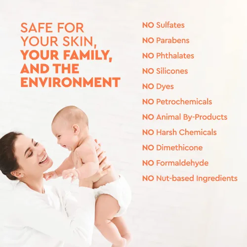 Vista 4 de Puracy Loción orgánica para bebé, hidratante orgánico para eczema para bebés y recién nacidos, loción corporal natural para niños para pieles