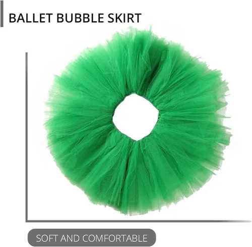 Vista 6 de Kakaco Faldas de tutú de tul en capas, tutú de baile, tutú de princesa, disfraz de tutú para mujeres y niñas, 66 Short