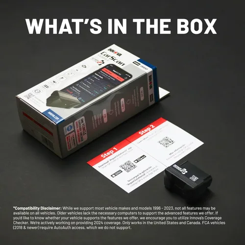 Vista 8 de Innova 1000 Escáner Bluetooth OBD2 para iPhone y Android - Prevenga Problemas del Auto Antes de que Ocurran - Sin Suscripciones - Detecte Problemas
