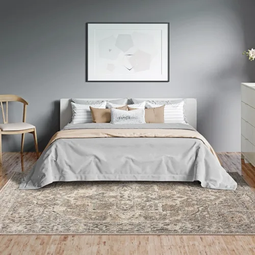 Vista 7 de LUXE WEAVERS Alfombra marroquí floral vintage beige 3x9