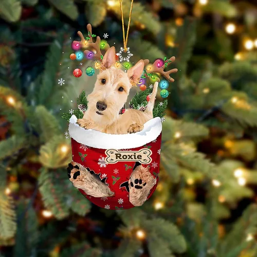 Vista 35 de LOVELYPOD Adorno Personalizado de Perro Affenpinscher, Adornos de Navidad Affenpinscher Regalo para Amante de Perros, Adorno de Navidad Colgante