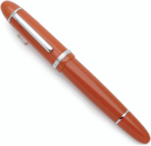Vista 8 de Pluma estilográfica Jinhao X159 (Plumín EF 0.38mm, verde aguacate con clip dorado)