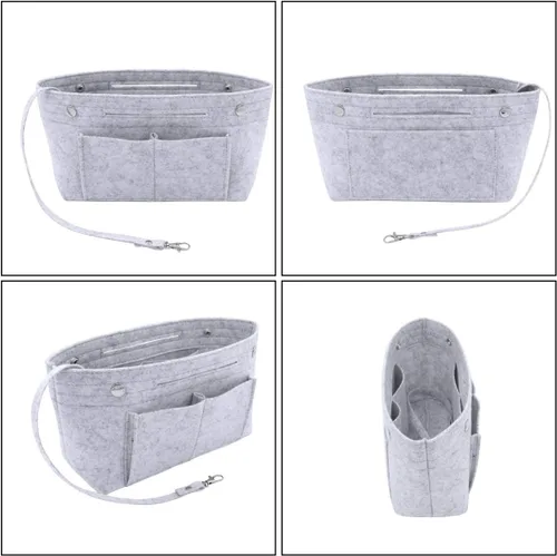 Vista 2 de VANCORE Organizador de bolso de fieltro para bolso de viaje