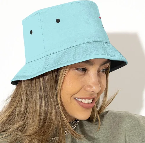 Vista 2 de Sombrero de pescador unisex con diseño de rana de dibujos animados, sombrero de verano para la playa, sombrero de sol para niñas y niños, gorra