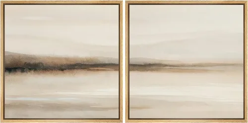 Vista 87 de SIGNFORD Impresión en Lienzo Enmarcado Arte de Pared Art Nouveau Lago de Cisnes Elegantes Ilustraciones de Aves Acuáticas Moderno Boho Naturaleza