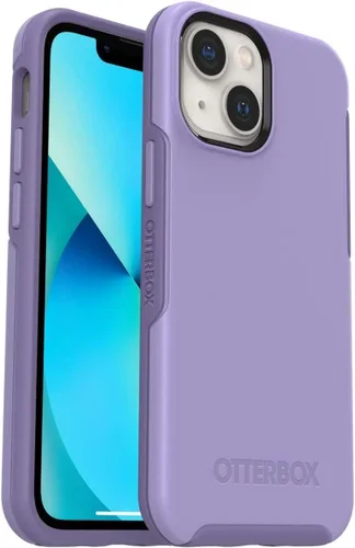 Vista 9 de OtterBox Symmetry Series - Funda para iPhone 13 Mini y iPhone 12 Mini (solo versión mini), embalaje no minorista, color negro